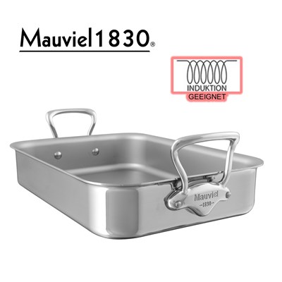 5217 Mauviel M'cook Bräter Bratreine Rechteckig Edelstahl glänzend - www.toepfeboutique.de