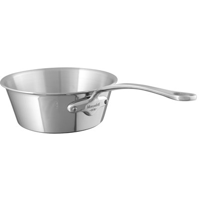 Mauviel M'cook Multi-Ply Konische Sauteuse Edelstahlgriff