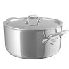 5231 und 4031 Mauviel M'cook und M'urban4 Bratentopf mit Edelstahldeckel - Stewpan with lid