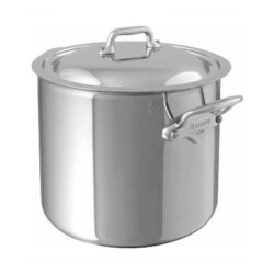 5232.25 Mauviel M'cook Hoher Kochtopf Suppentopf mit Edelstahldeckel - Stockpot with lid - www.toepfeboutique.de