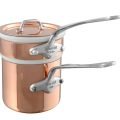 Mauviel M'150s Kupfer Bain Marie Edelstahlgriffe