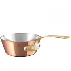 Mauviel M'250b Kupfer Konische Sauteuse Bronzegriff