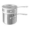 Mauviel M'cook 5204 Bain Marie Wasserbad 3-teilig Kasserolle Edelstahlgriffe