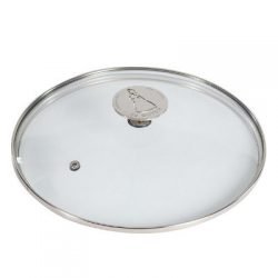 De Buyer 3429 Glasdeckel Edelstahlgriff für Wok