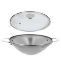 De Buyer Glasdeckel Edelstahlgriff und Wok