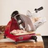 Berkel Aufschnittmaschine Red Line_Rot mit Schneidebrett - www.toepfeboutique.de