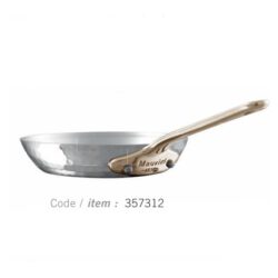 3573.12 Mauviel M minis Edelstahl Pfanne Pfännchen GEHÄMMERT 12 cm Bronzegriff