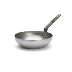 De Buyer Wok mit Hilfsgriff aus Eisen, Serie Mineral B, für Induktion geeignet. Art. Nr. 5617
