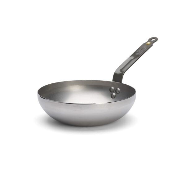 De Buyer Wok mit Hilfsgriff aus Eisen, Serie Mineral B, für Induktion geeignet. Art. Nr. 5617