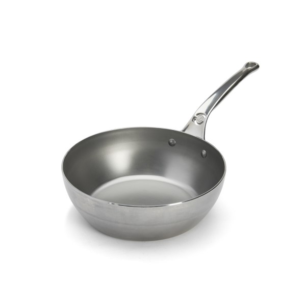 De Buyer Mineral B PRO Eisenpfannen - Bauernpfanne aus Eisen mit kühlem Edelstahlgriff