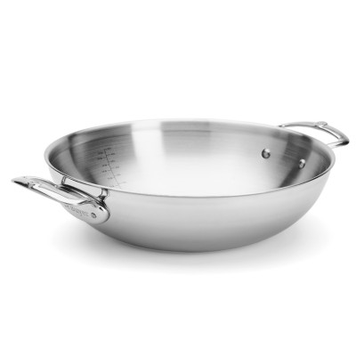 De_Buyer_Wok_Affinitiy mit zwei Griffen, Durchmesser 32 cm-www.toepfeboutique.de